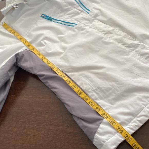 ZeroXposur Women Winter Hooded Jacket White Gray Size Large - Picture 14 of 14